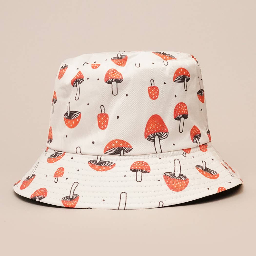 Red Mushroom Bucket Hat