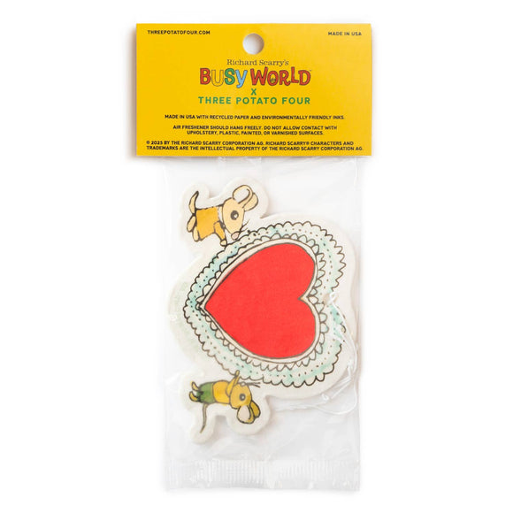 3P4 x Richard Scarry® Mice Heart Air Freshener