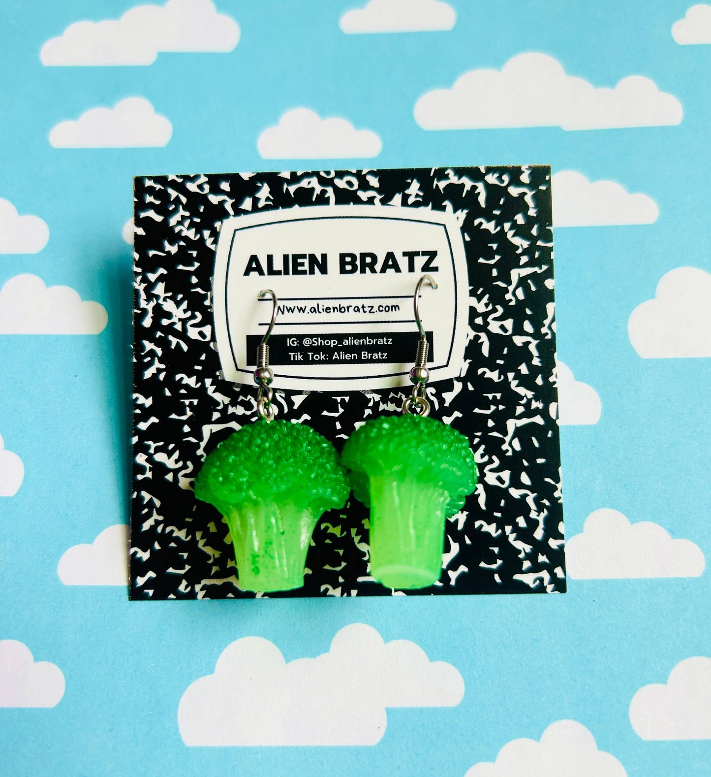 Broccoli Earrings