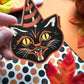 Vintage Halloween Cat Sticker