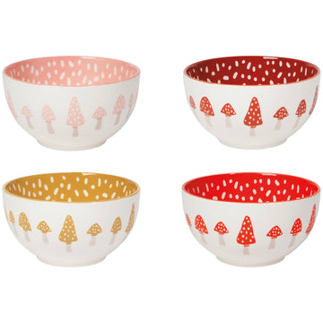 Toadstool Bowls - Set of 4