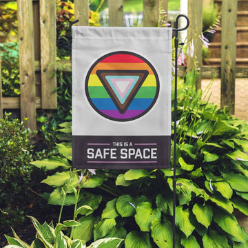 Safe Space Garden Flag - 0