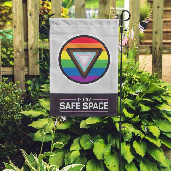 Safe Space Garden Flag
