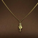 Middle Finger Necklace-2