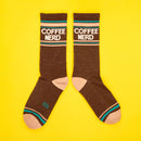 Coffee Nerd Gym Crew Socks-5