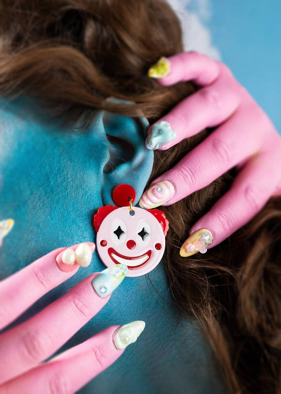 Kitschy Clown Statement Earrings
