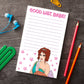 Good List, Babe! Chappell Roan Notepad
