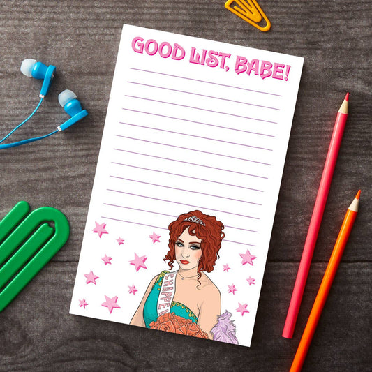 Good List, Babe! Chappell Roan Notepad