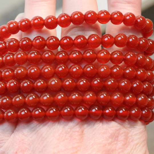 Gemstone Round Bead Bracelets