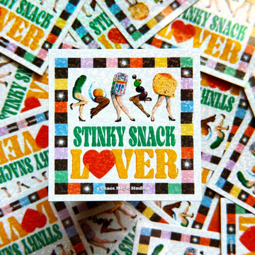 Stinky Snack Lover Sticker - 0