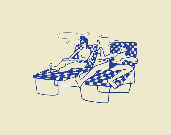 "Swim Club" Art Print