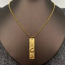 Rectangular Zodiac Necklace-4