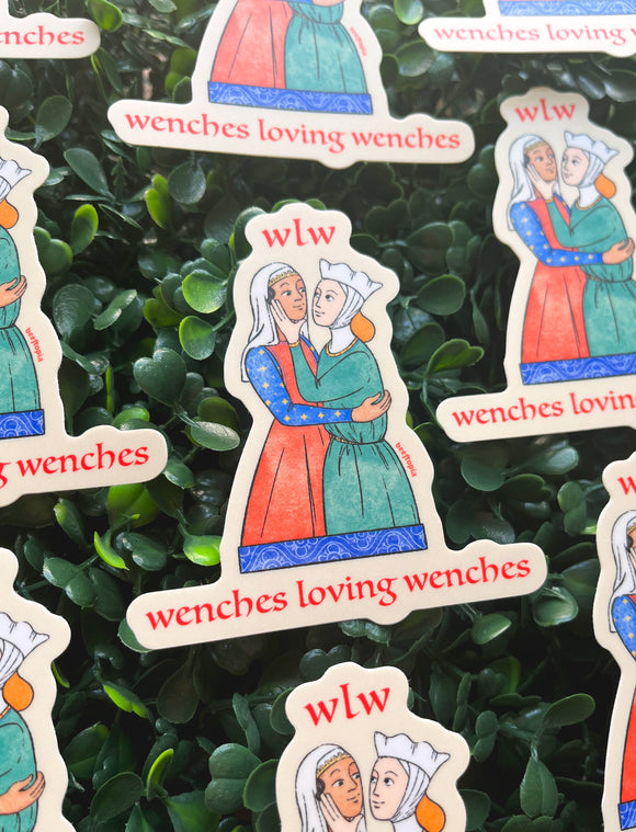 WLW Wenches Loving Wenches Medieval Sticker