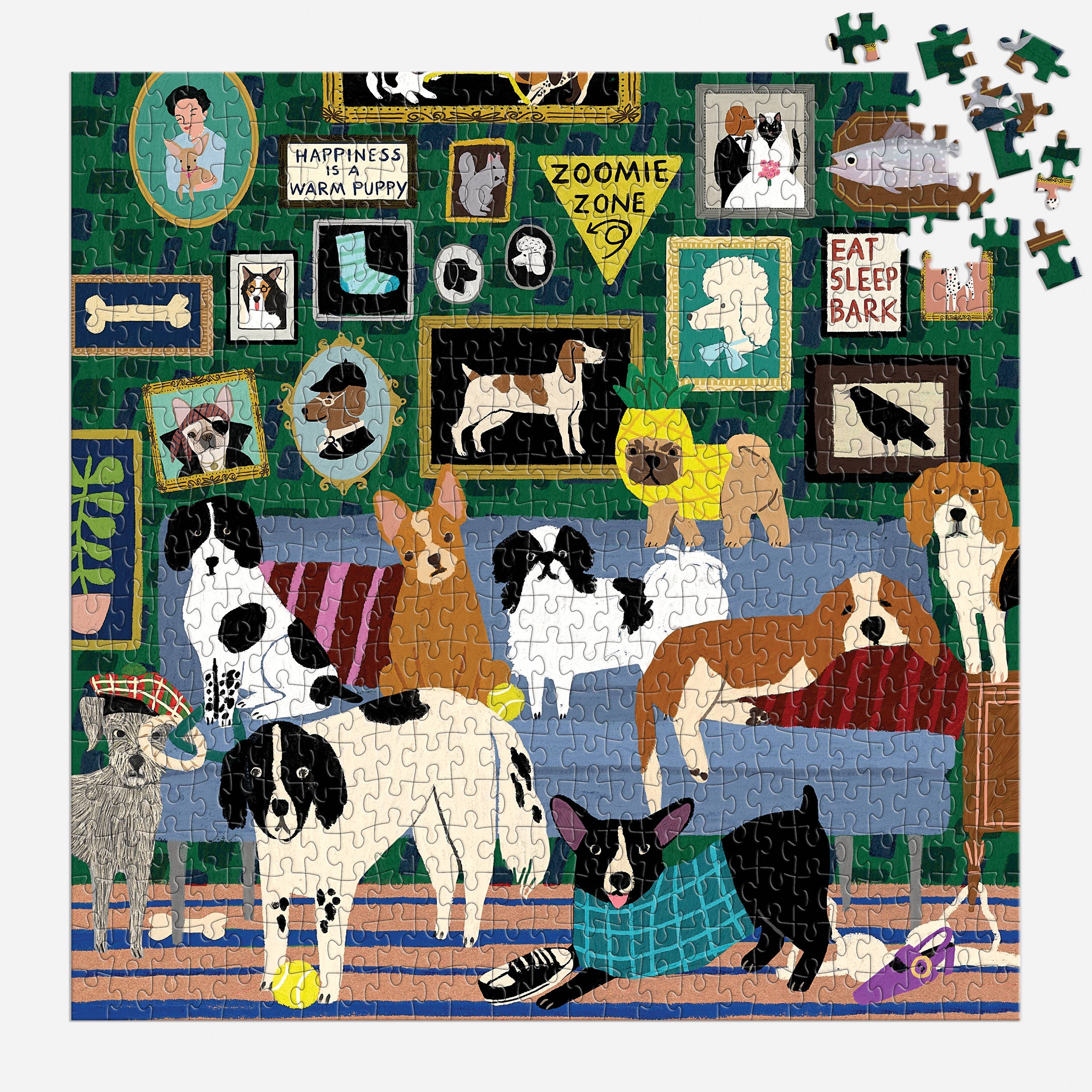 Lounge Dogs 500 Piece Puzzle - 0