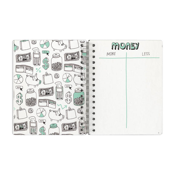 More/Less Julia Rothman Guided Journal