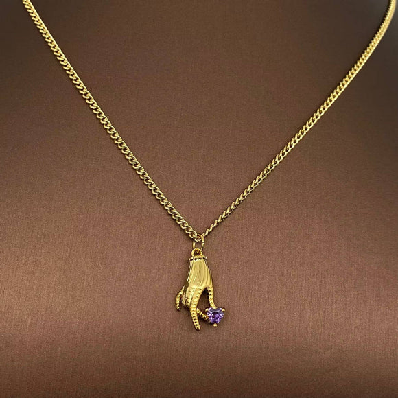 Middle Finger Necklace