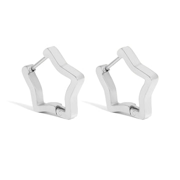 Star Huggie Earrings