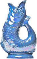 Sea Blue Lustre XL Gluggle Jug-2