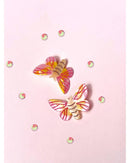 Rosy Maple Moth Hair Clip Set-1