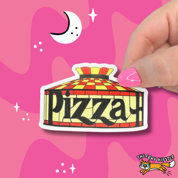 Pizza Chandelier Sticker