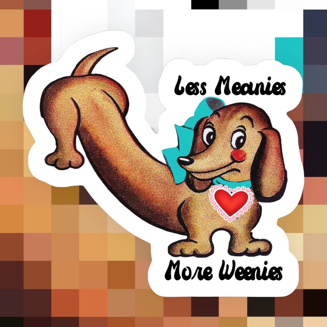 Less Meanies Sticker - 0