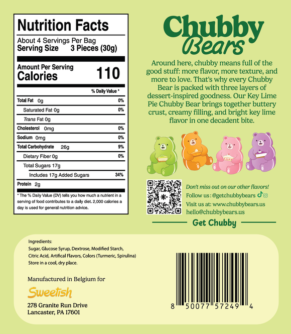 Chubby Bears: Key Lime Pie
