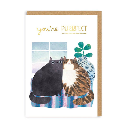 you're PURRFECT Greeting Card