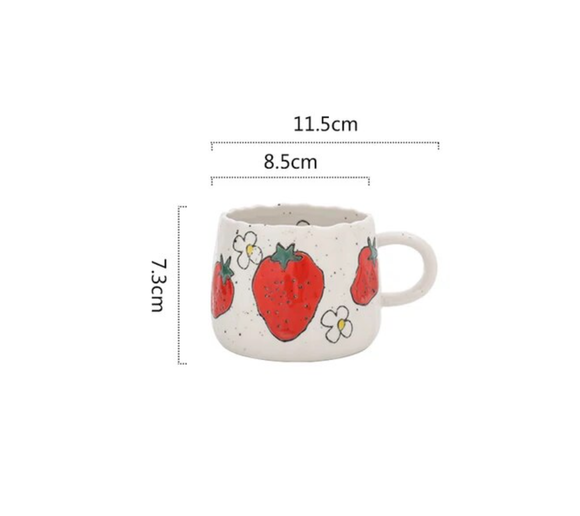 Fruit Ceramic Mugs