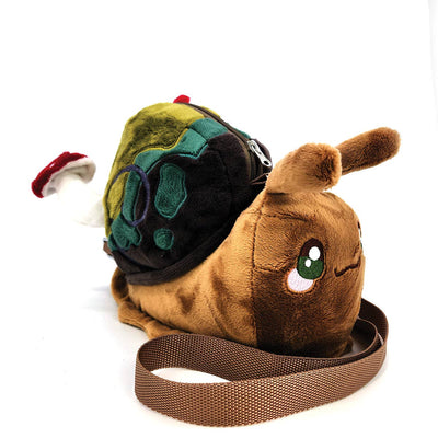 Snail Plush Crossbody Bag - 0