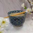 Navy Star Bowl w/ Chopsticks-4