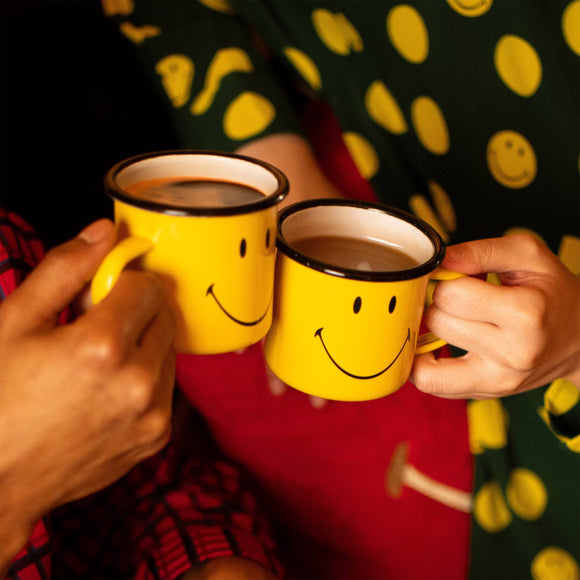 Smiley Enamel Mug
