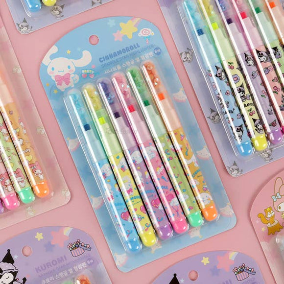 Sanrio Star Highlighter Set of 6