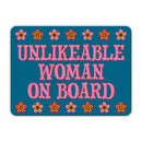 Unlikeable Woman On Board Sticker-1