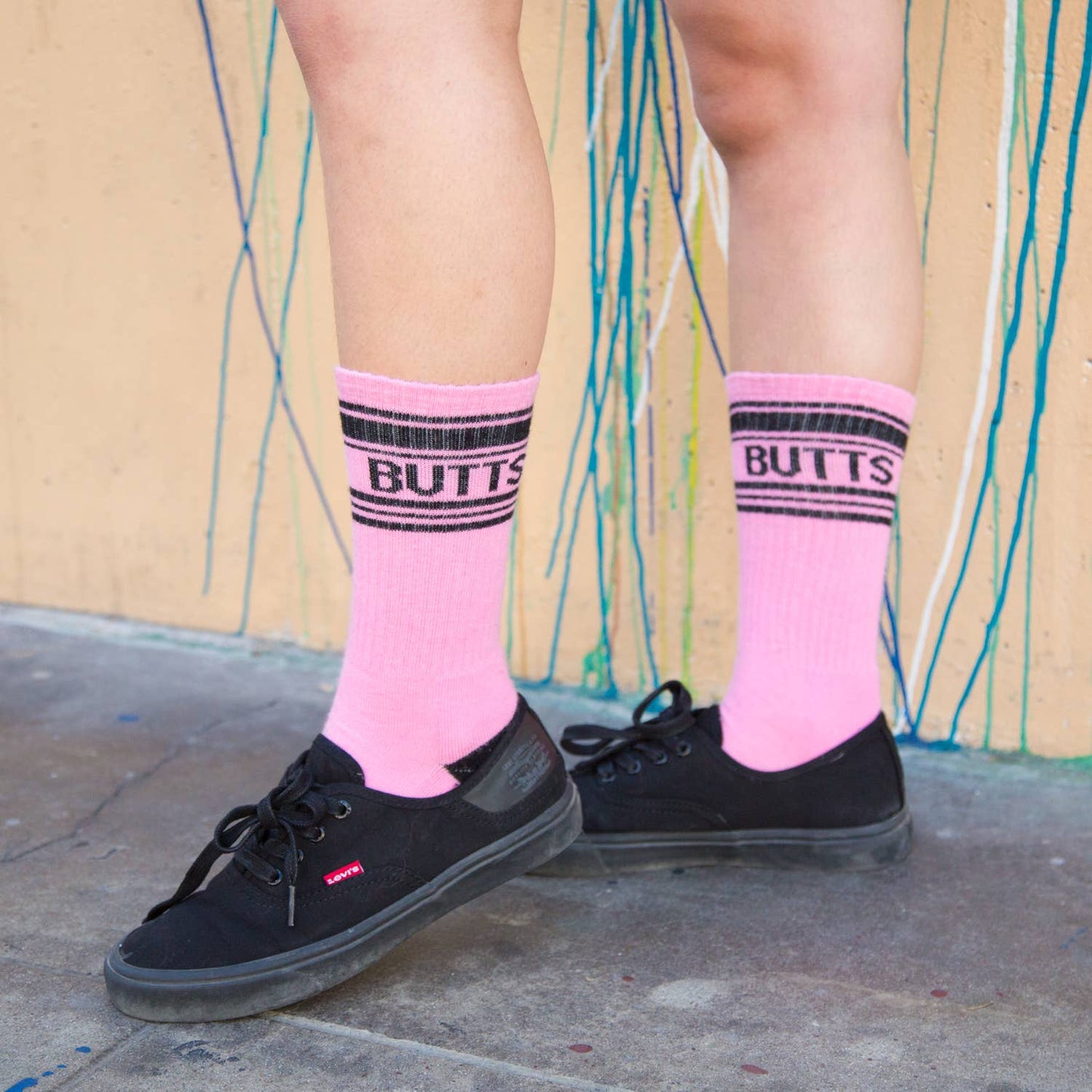 Butts Gym Crew Socks