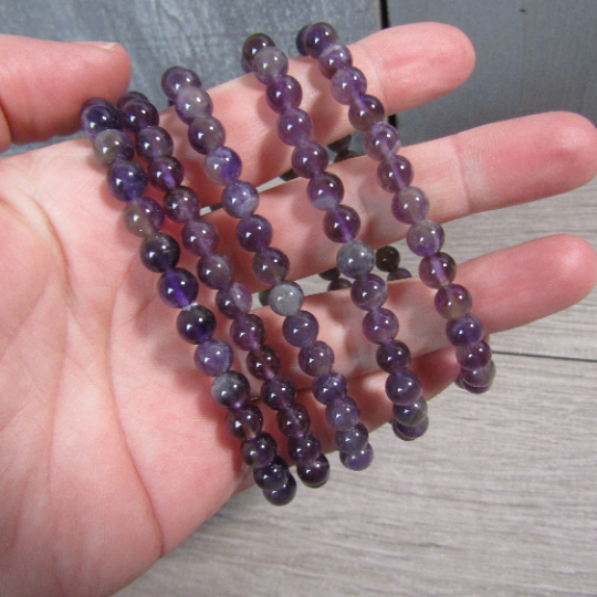 Gemstone Round Bead Bracelets