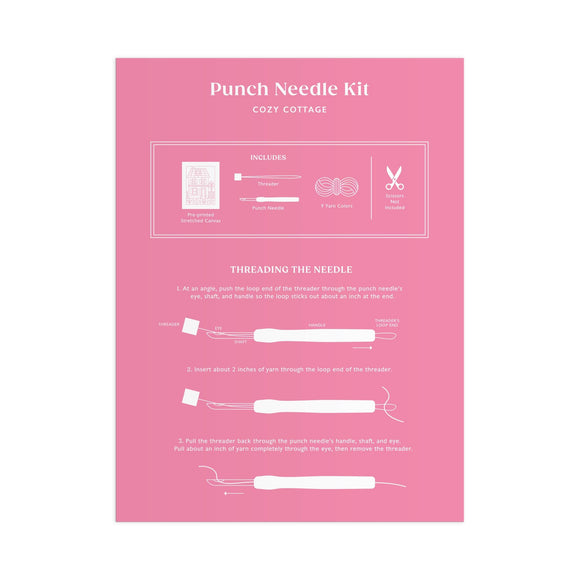 Cozy Cottage Punch Needle Kit