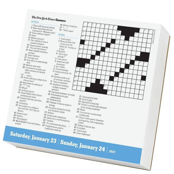 The New York Times Crossword Page-A-Day Calendar 2027