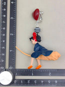 Magician Girl Charm Heart Earrings-4