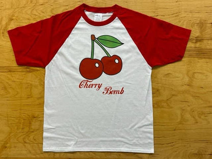 Cherry Bomb Raglan Tee