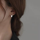 Double Circle Charm Earrings-1