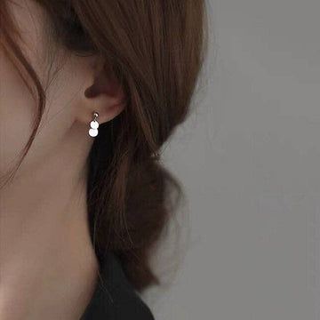 Double Circle Charm Earrings