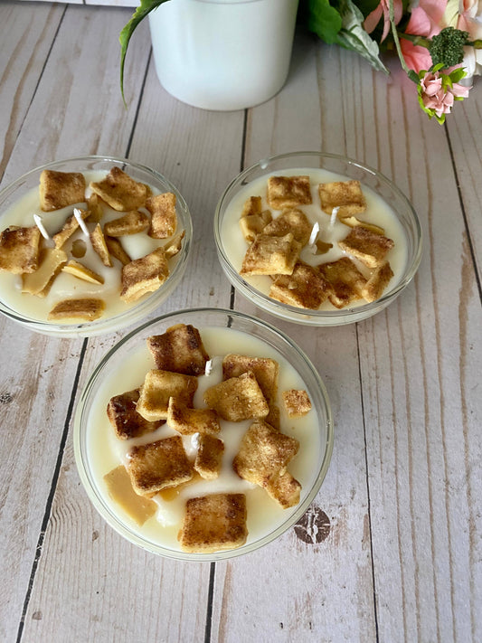 Cinnamon Toast Crunch Cereal Bowl Candle