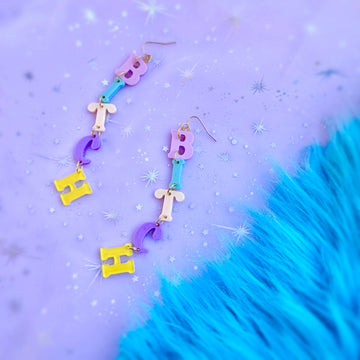Favorite Word Bitch Statement Earrings