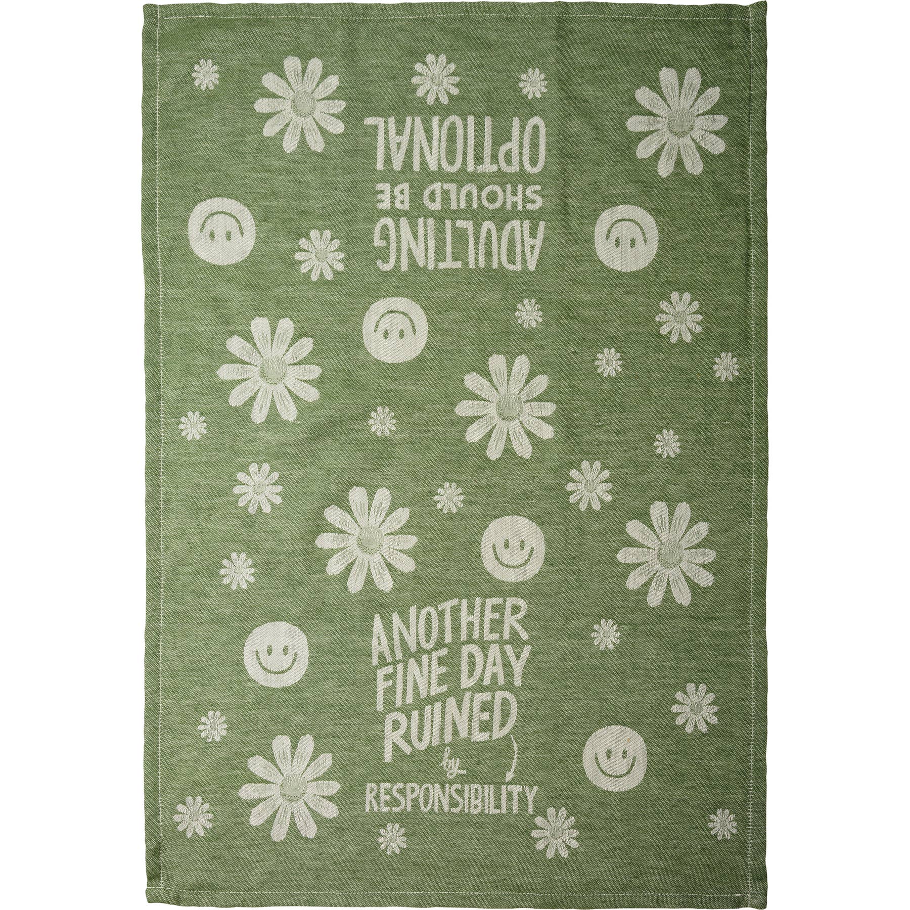 Fine Day Ruined By Responsibility Kitchen Towel - 0