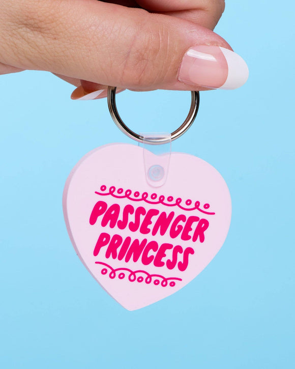 Passenger Princess Heart PVC Keychain