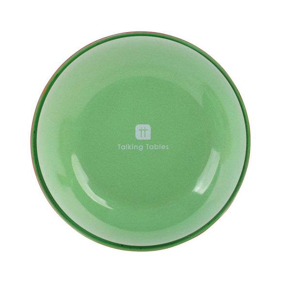 Tomato Green Enamel Bowl