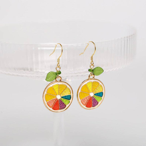 Lemon Slice Earrings