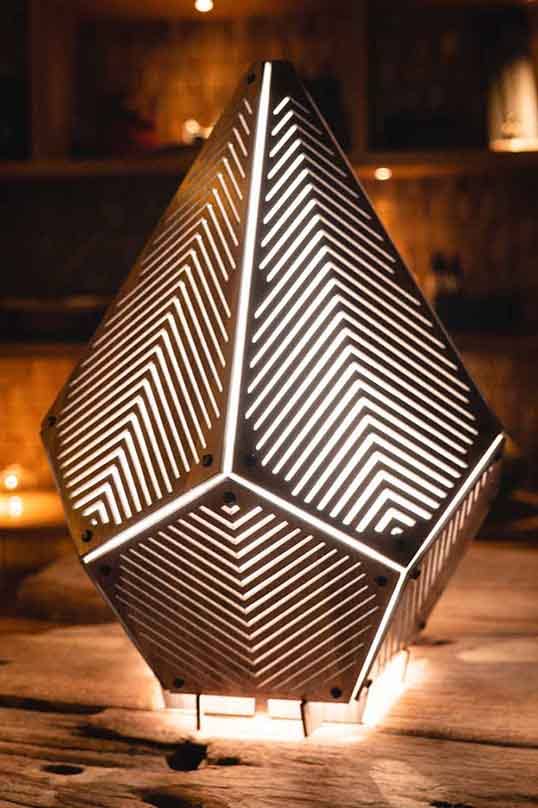 SINAR Linez 3D Papercraft Table Lamp