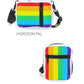 Rainbow Stripe Crossbody Bag