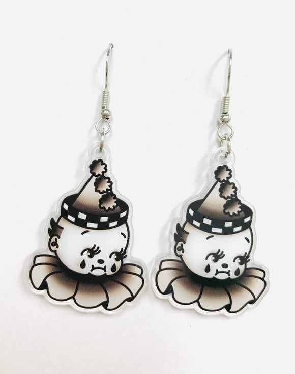 Clown Earrings